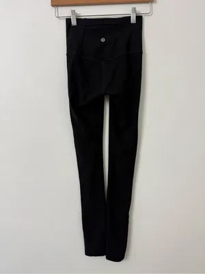 {2} Lululemon Mapped Out High-Rise Tight 28" Black / Black thumbnail 7