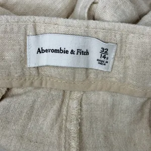 Abercrombie & Fitch Sloane Linen-Blend Wide Leg Pants thumbnail 5