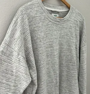 Aerie Drop Sleeve Heather Gray Sweater | Size Medium thumbnail 2