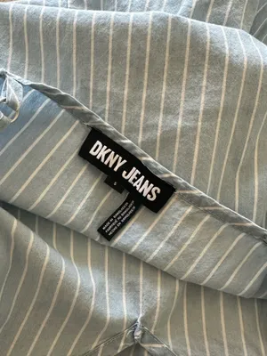 DKNY Dress blue & white stripes W/ POCKETS thumbnail 5