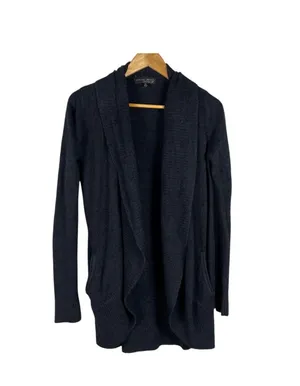 Barefoot Dreams CozyChic Lite in Black‎ Front Pockets Size XS thumbnail 2