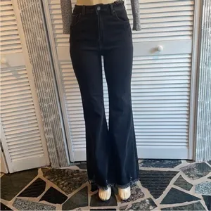 Insane Gene- Revival Black High Rise Super‎ Flare size 0 thumbnail 3