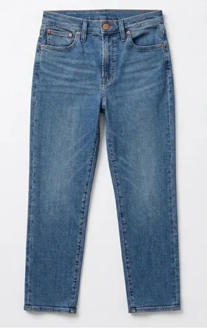 Madewell The Perfect Vintage Jean High Rise Classic Straight Leg Denim Blue 29 thumbnail 1