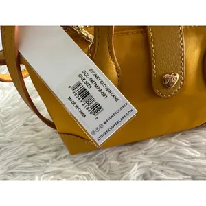 NWT Stoney Clover Lane Pouchette yellow Crossbody bag handbag thumbnail 10