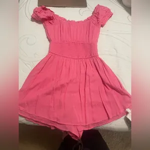 Pink romper/dress thumbnail 1