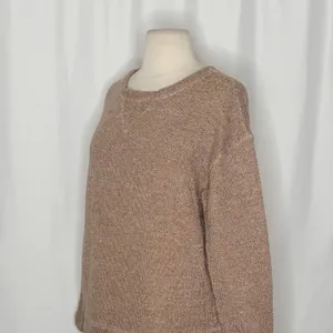 Anthropologie CP SHADES Pam Cotton Wool Sweatshirt Sweater Brown XS Made USA thumbnail 5