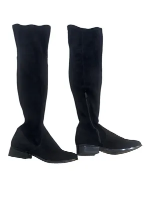 Aldo Black Over-the-Knee Heeled Boots thumbnail 5