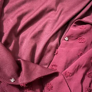 Baltic Born Paisley Dot‎ Midi Dress Burgundy Women's L thumbnail 13