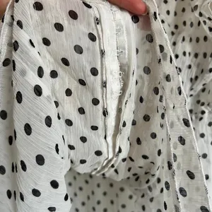 Source Unknown Vintage Polka Dot Lace Top / Mini Dress Size 24 corset flowy romantic boho thumbnail 4