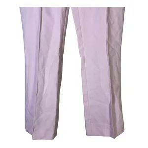 Zara Tailored High‎ Rise Trousers Womens XS Pink Minimalist Chic thumbnail 4