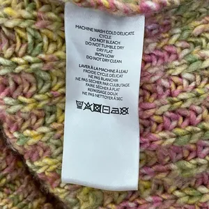 ANTHROPOLOGIE Ribbed Obi Melange‎ Crewneck Sweater Pullover Knit Marled Small thumbnail 13