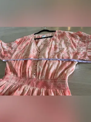 Aerie Rock 'N' Ruffle Tie Dye Mini Layered Dress size XXL thumbnail 8