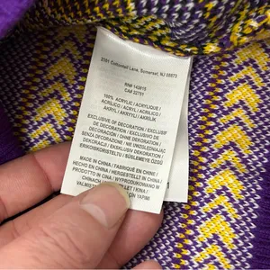 Los Angeles LA Lakers NBA Basketball Ugly Christmas XMAS Party Sweater Women’s M thumbnail 7