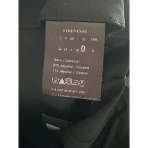 Strenesse Gabriele Strehle Black Micro Techno Pant Size 0 NEW WITH TAGS thumbnail 6