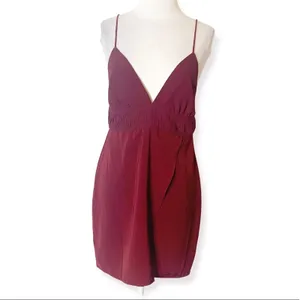 NWT About Us‎ Revolve Andrea Chiffon Mini Dress sz M thumbnail 8