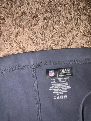 Houston Texans Sleepwear Leggings Women's Small Blue Cotton Blend NFL Elastic thumbnail 2