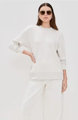 Varley Gabriela Double Soft Pullover Crewneck Sweatshirt thumbnail 1