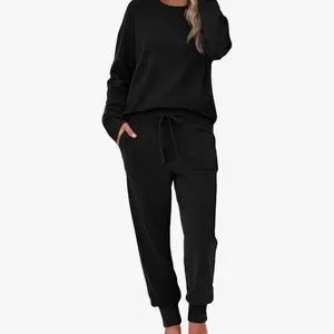 Ekouaer 2 Piece Lounge Set size Xl Black thumbnail 2