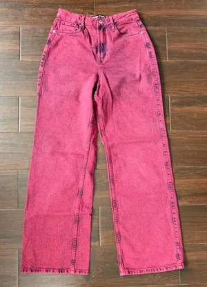 Social Tourist Hollister Red Denim Pants thumbnail 1