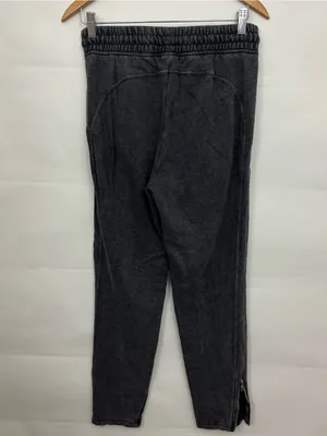 Victoria's Secret PINK Charcoal Gray Zipper Ankle Jogger Sweatpants Medium thumbnail 4