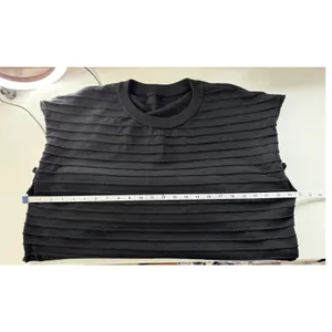 Black Textured Ribbed Knit Sweater‎ Vest Sleeveless Crew Neck Top XXL N5G045 thumbnail 5