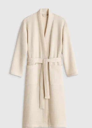 Quince Turkish Organic Waffle Robe thumbnail 1
