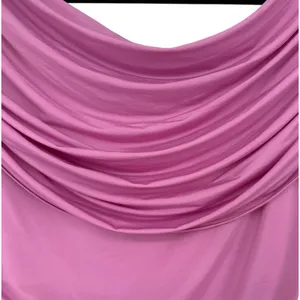 NWT Abercrombie & Fitch Womens Pink Draped Off Shoulder Ruched Top Size Large thumbnail 7