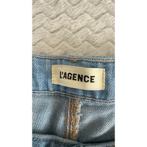 L'AGENCE Olympia High Rise Bell Flare Jeans Light Wash Blue Size 30 2531RDM thumbnail 5