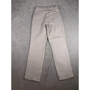 Abercrombie & Fitch Ultra High Rise 90's Straight Jeans Ecru 29/8r Curve‎ Love thumbnail 6