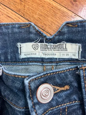 Rock & Roll Denim high rise trouser jeans thumbnail 4