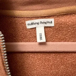 Revolve WELL BEING BEING‎ WELL size small Avalon half zip hoodie organic cotton thumbnail 3