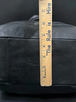 COACH F23662 Park Black Pebbled Leather North/South Tote Bag thumbnail 5