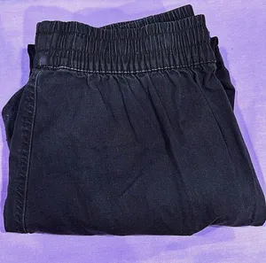 Refuge Black Cargo Joggers thumbnail 1