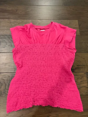 New With Tags Anthropologie Maeve Oink Smocked Top Sz S thumbnail 5