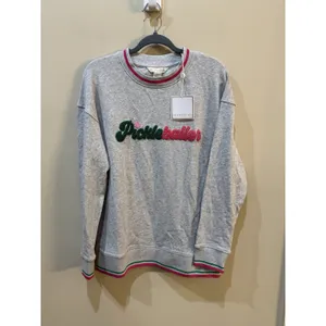 Shiraleah Pickleballer Sweatshirt Size L Pink Green Preppy Country Club‎ thumbnail 3