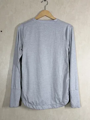Athleta Women’s Uptempo Top Shirt Longsleeve Cozy in Gray S thumbnail 5
