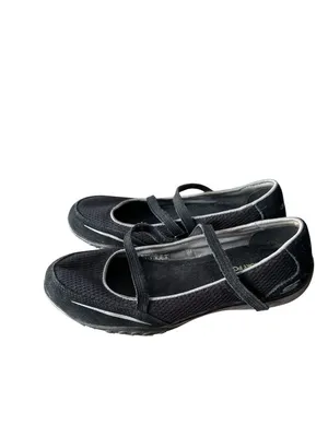 Skechers Size 6 Women Relaxed Fit Memory Foam Bikers Sneakers Black New thumbnail 3