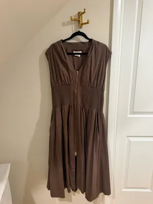 Anthropologie Tommie Zip Front Midi Dress thumbnail 3