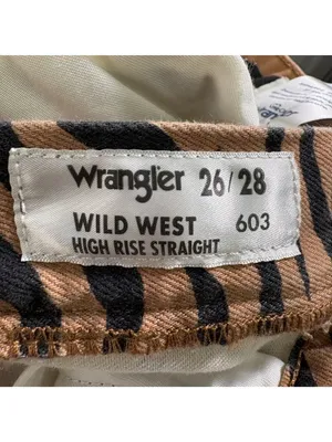 Wrangler Wild West High Waist Straight Leg Jeans Size 26 thumbnail 10