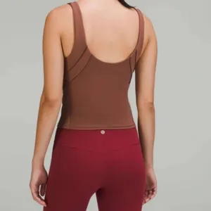 NWT Lululemon Nulu and Mesh-Back Shelf-Bra Yoga Tank Top 8 Ancient Copper thumbnail 3
