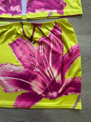 Ego official green and pink floral set thumbnail 2