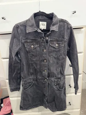 ZARA Denim Dress Long Sleeve thumbnail 2