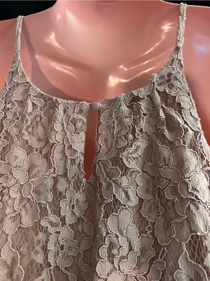 Alya Women’s Lace Halter Neck Mini Dress Rose Pink LG thumbnail 11