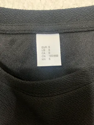 SheIn Black Peplum Top thumbnail 2