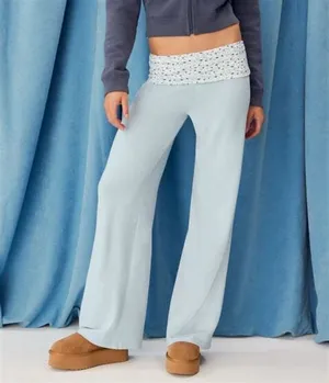 Demetra x Aeropostale foldover pants thumbnail 1