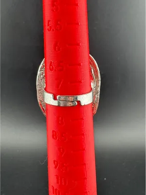 Vintage Style Black Onyx Statement Ring Silver thumbnail 5