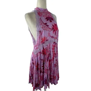 Intimately Free People She Moves Chemise High Neck Mini Dress Size XS thumbnail 4