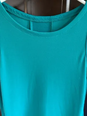 Like New SmartWool Active Tank Dress Lake Blue/Green Size Small thumbnail 5