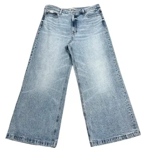 Pistola Lana High-Rise Ultra Wide Leg Jean Plus Sz‎ 33" Petite Break Light Wash thumbnail 1