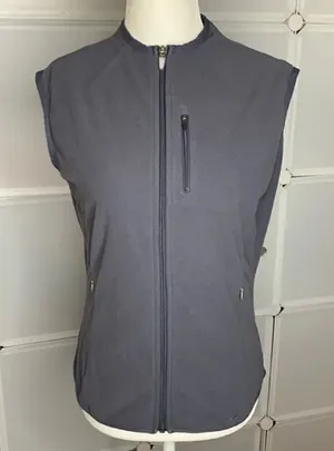 Nike Therma-Fit Gray Full Zip Fleece Vest Size Small thumbnail 1